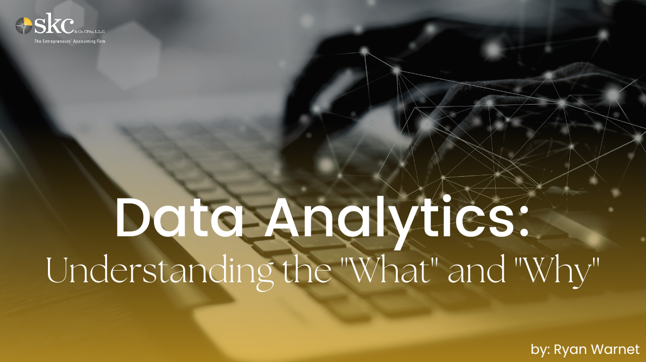 Data Analytics: Understanding the "What" and "Why"