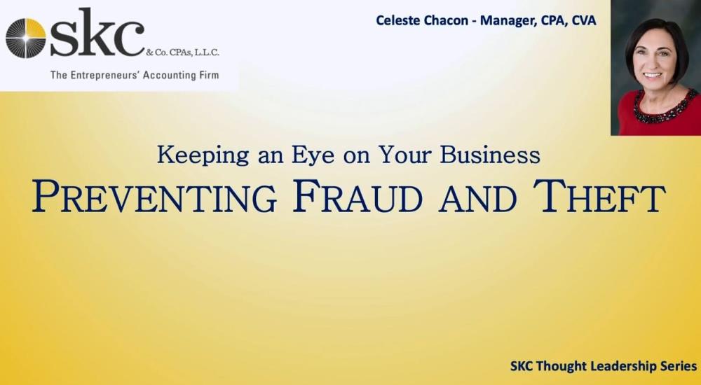 Preventing Fraud and Theft in Your Organization