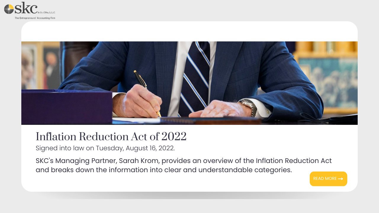 An Overview of the Inflation Reduction Act