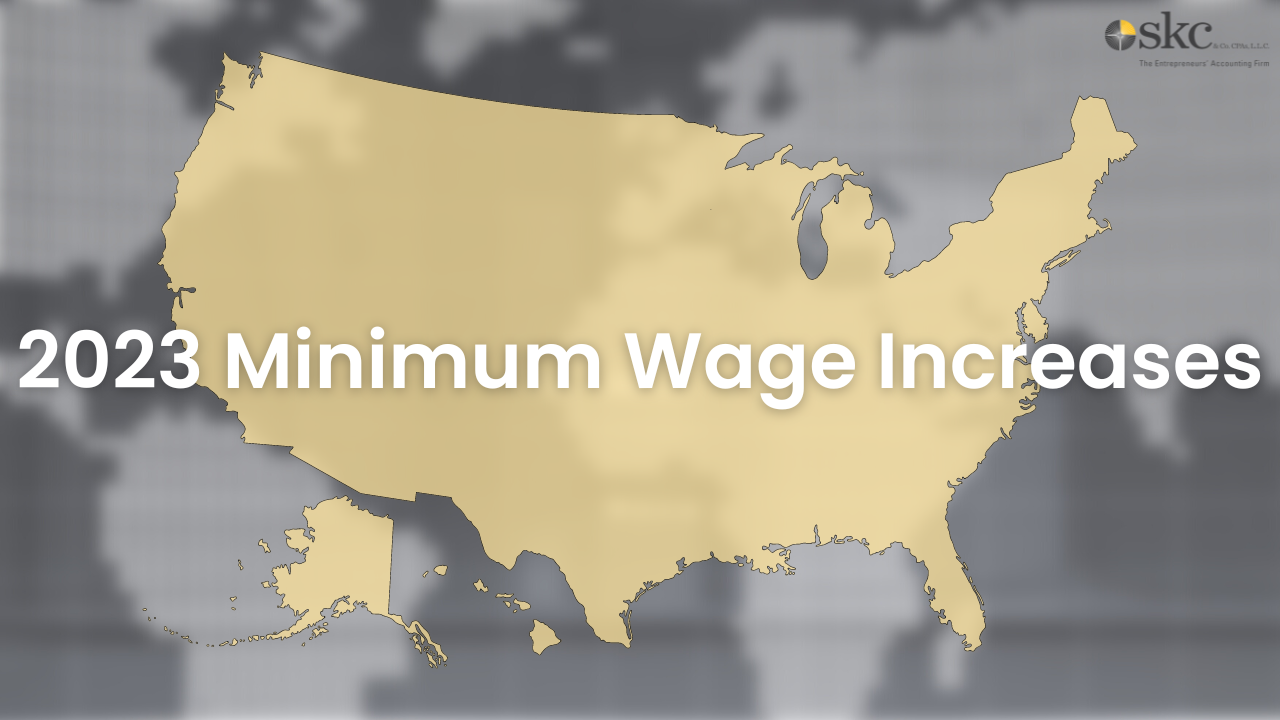 2023 State Minimum Wage Increases