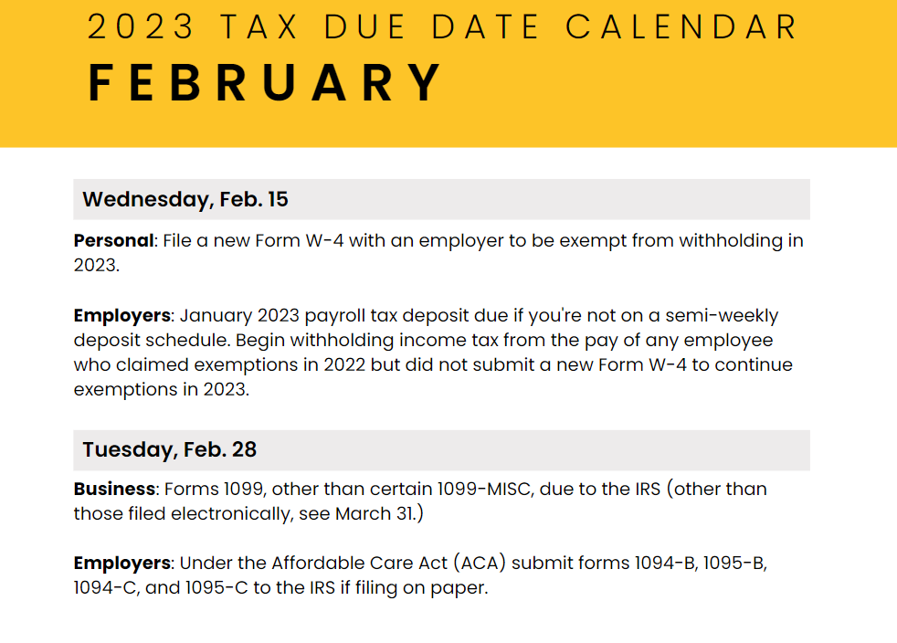 February