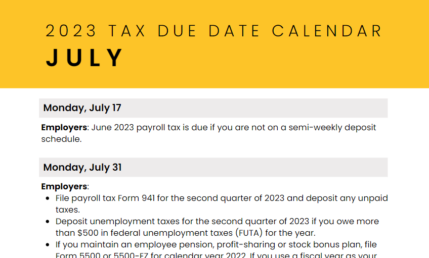 July