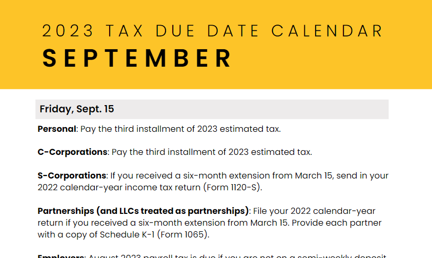 September