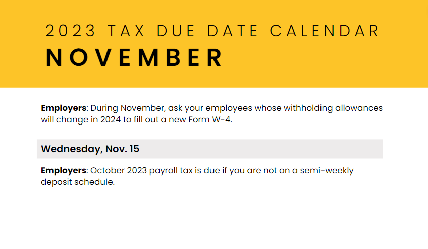 November